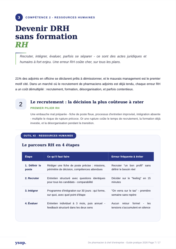 Page intérieure du guide : plan d'action sur 12 mois