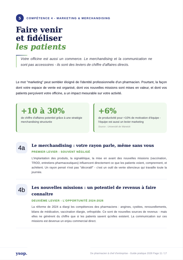 Page intérieure du guide : diagnostic